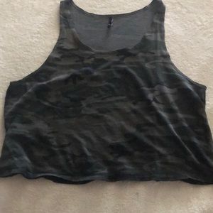 Camo crop top